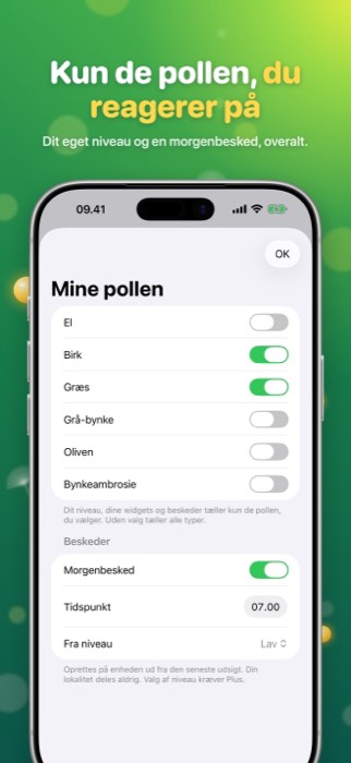 Pollen Radar: profile